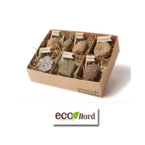 Box with 6 aromatic seed bombs